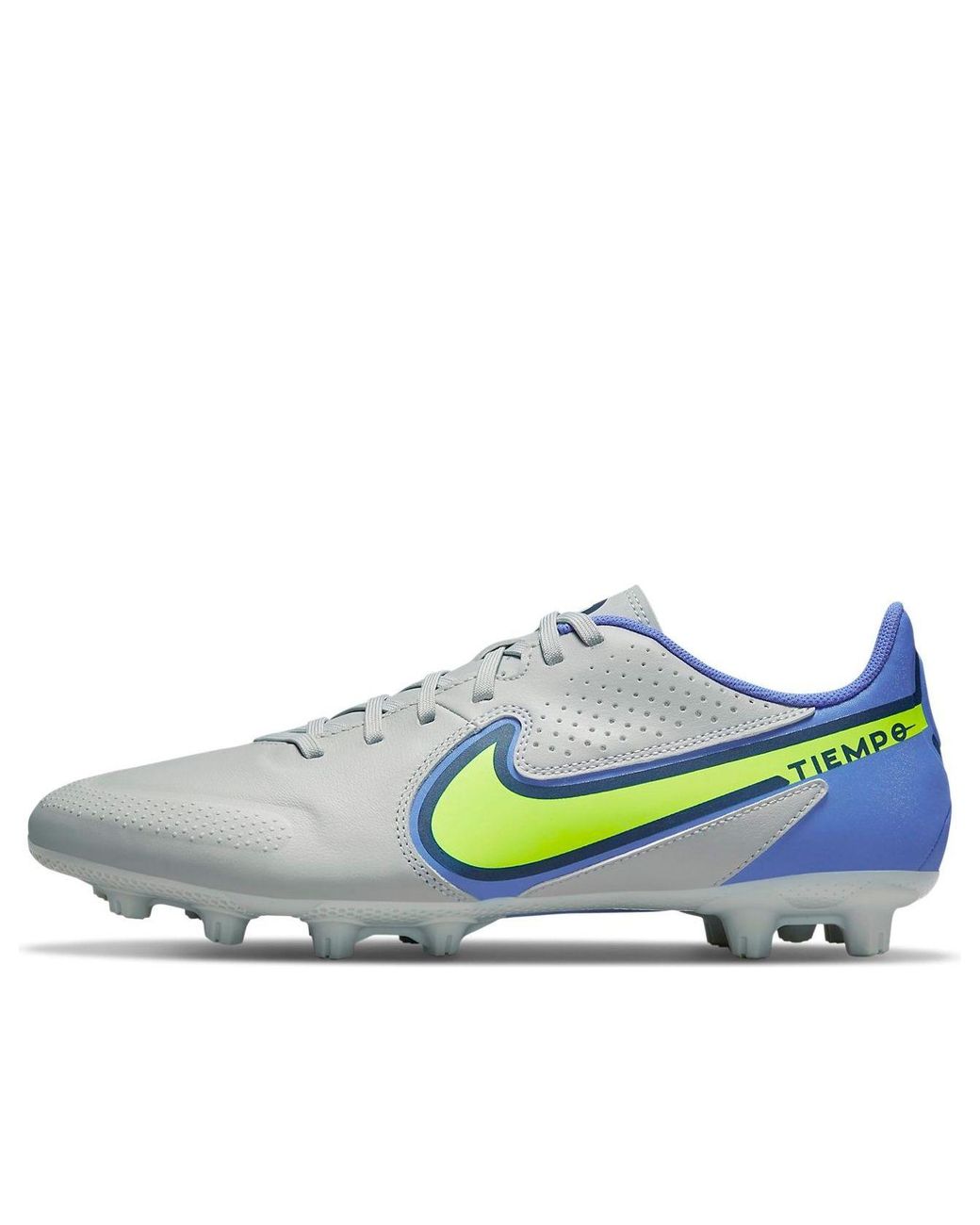 Nike Tiempo Legend 9 Academy Hg Hard Ground Soccer Spike in Blue
