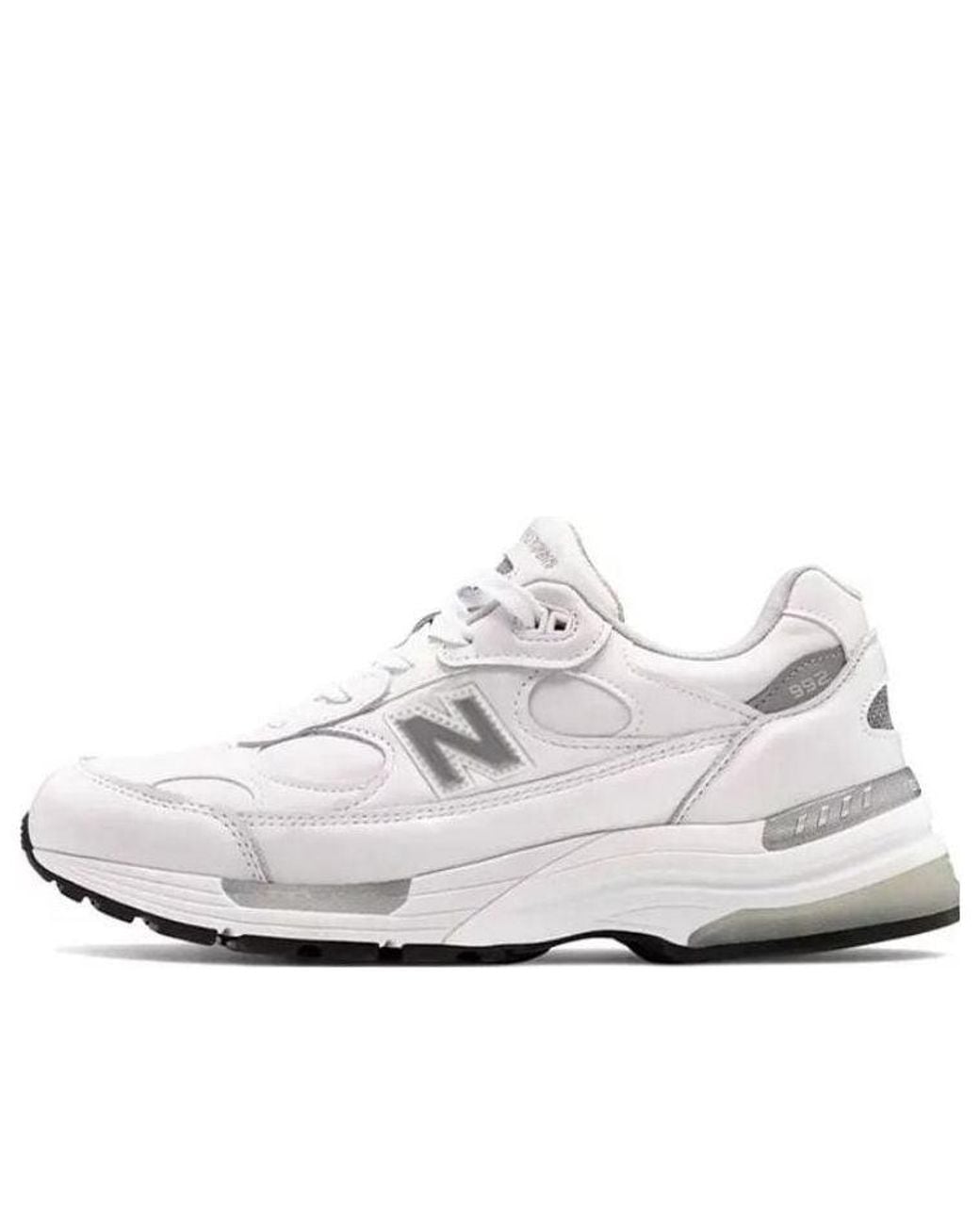 New Balance White 992 Made for men
