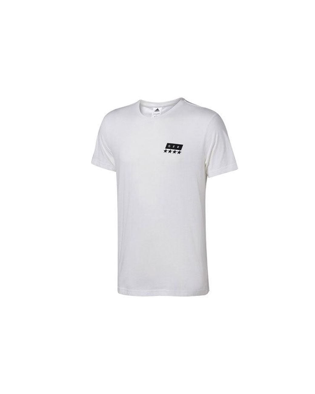 Adidas White Dfb German Football Association 18/19 T-Shirt for men