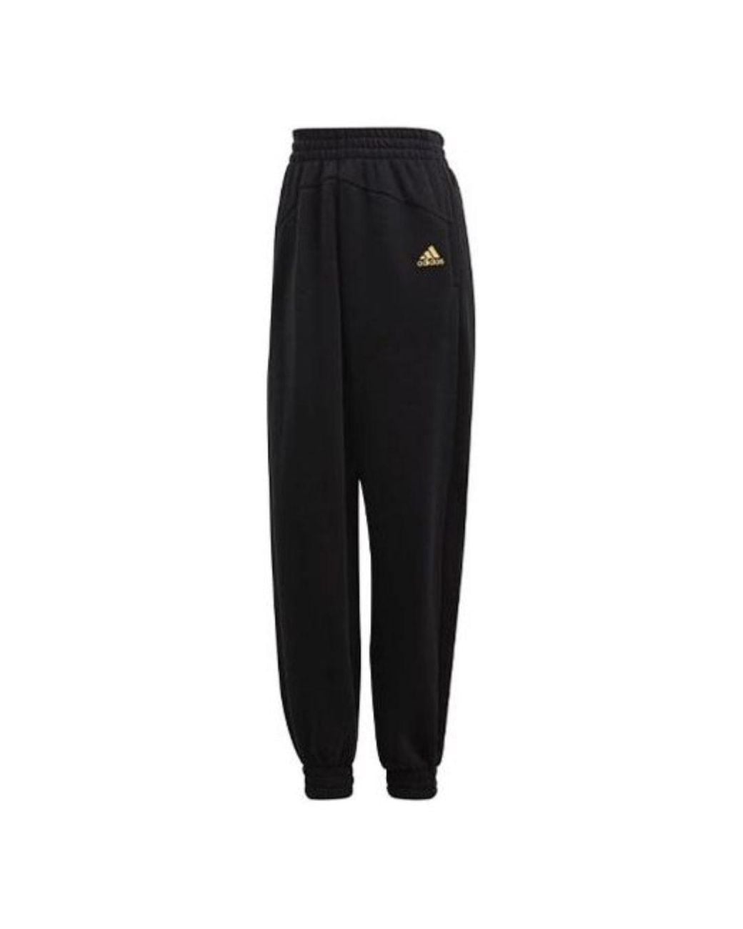 Adidas Black (Wmns) Warm Golden Logo Pants