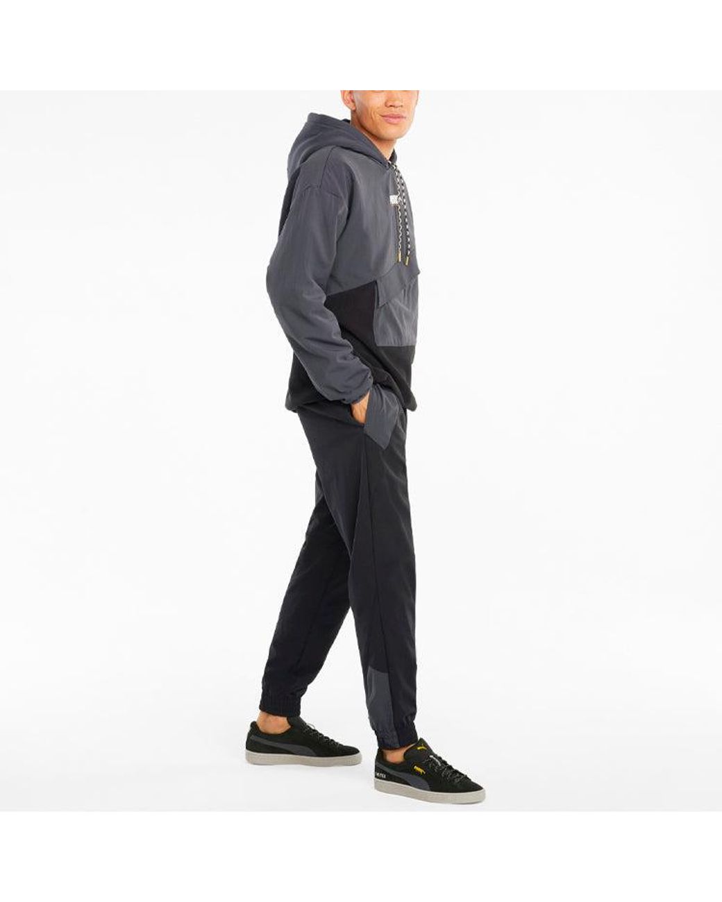 PUMA Black Classics Cuff Trousers for men