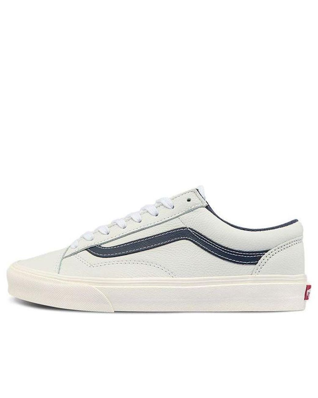 Vans White Style 36 Low Tops Skateboarding Shoes Contrasting Colors for men