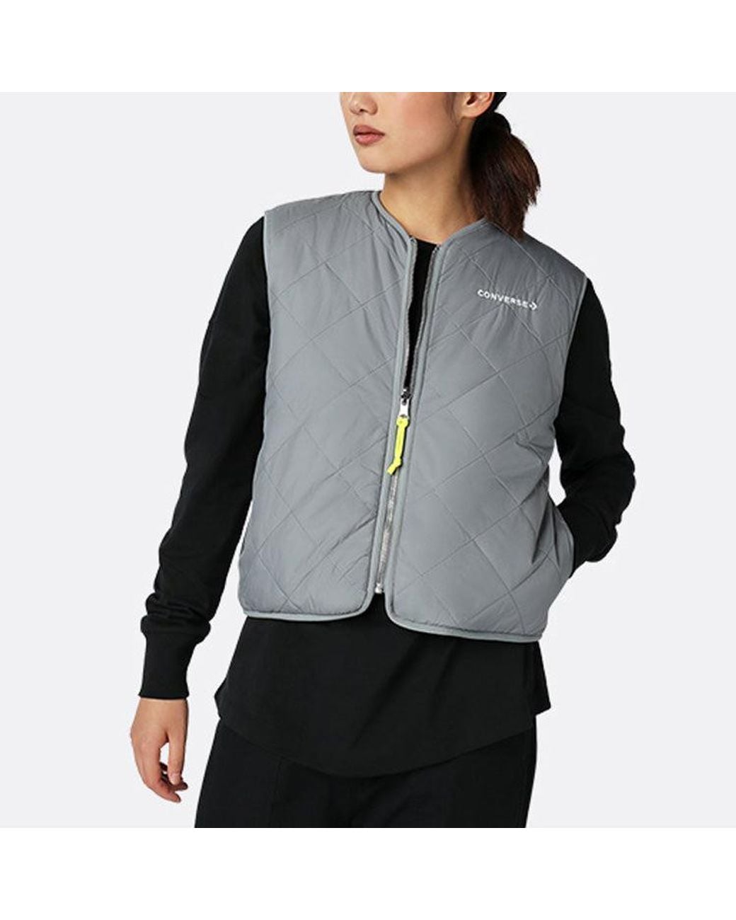 Converse Blue (Wmns) Sherpa Reversible Vest