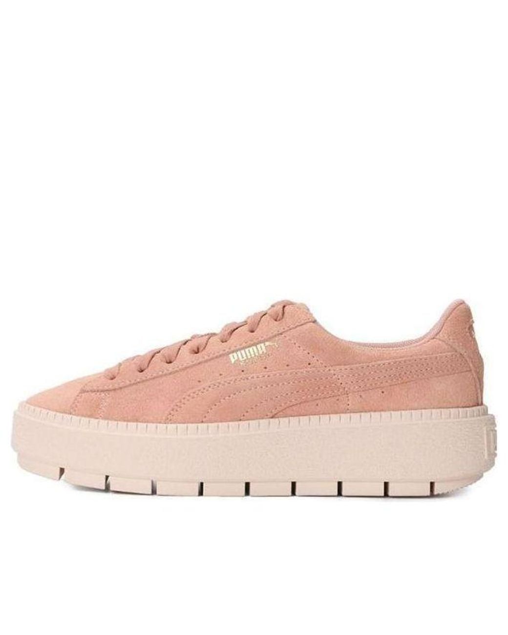 PUMA Pink (Wmns) Suede Platform Trace