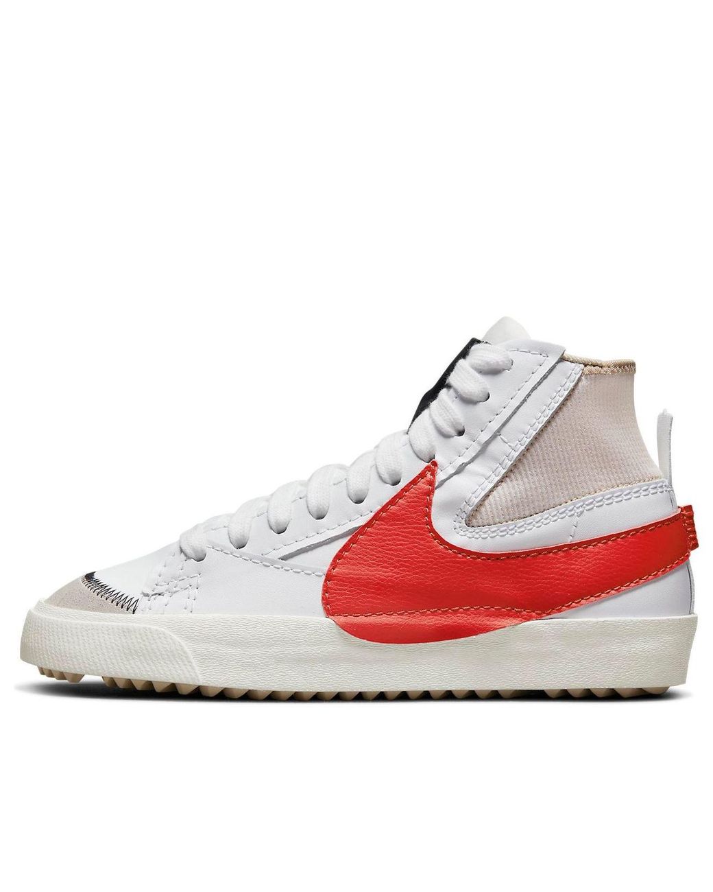 Nike White Blazer Mid 77 Jumbo Sneakers for men