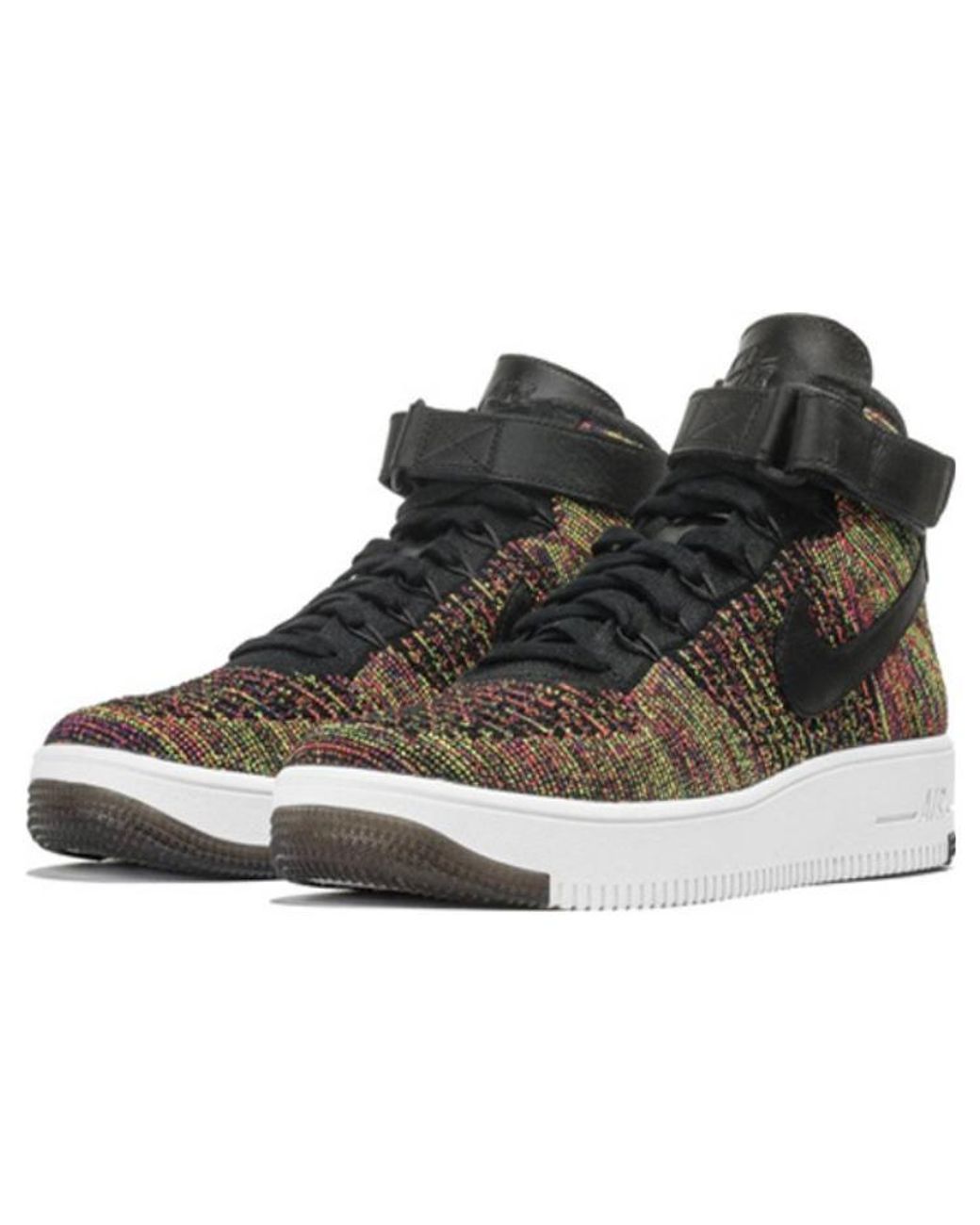 Nike Black Air Force 1 Ultra Flyknit Mid for men