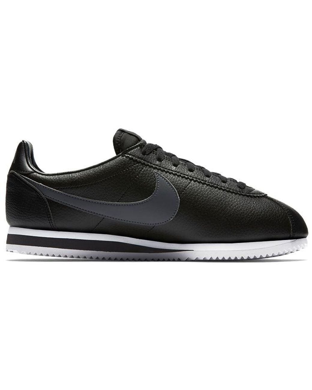 Nike Black Classic Cortez Leather 'Anthracite' for men