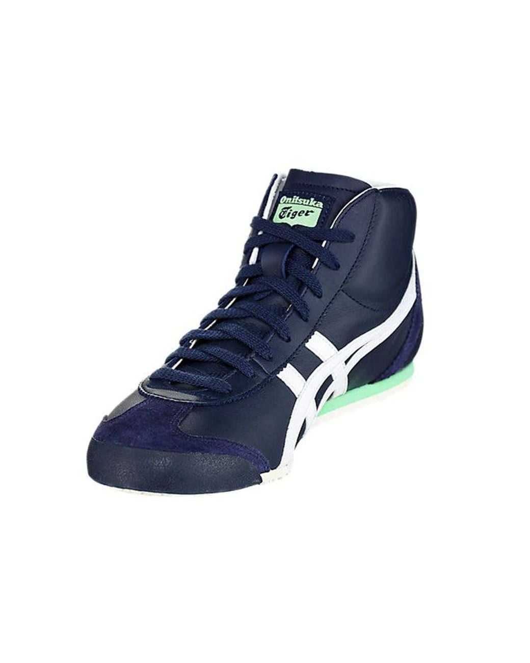 Onitsuka Tiger Blue Mexico Mid Runner for men