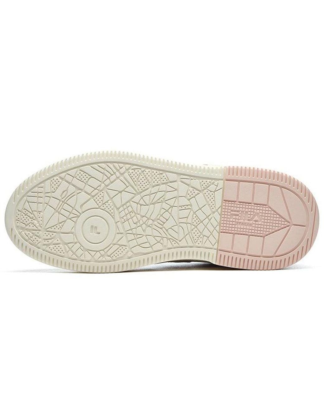 Fila White (Wmns) Salto Shock Absorption Non-Slip Low Tops Retro