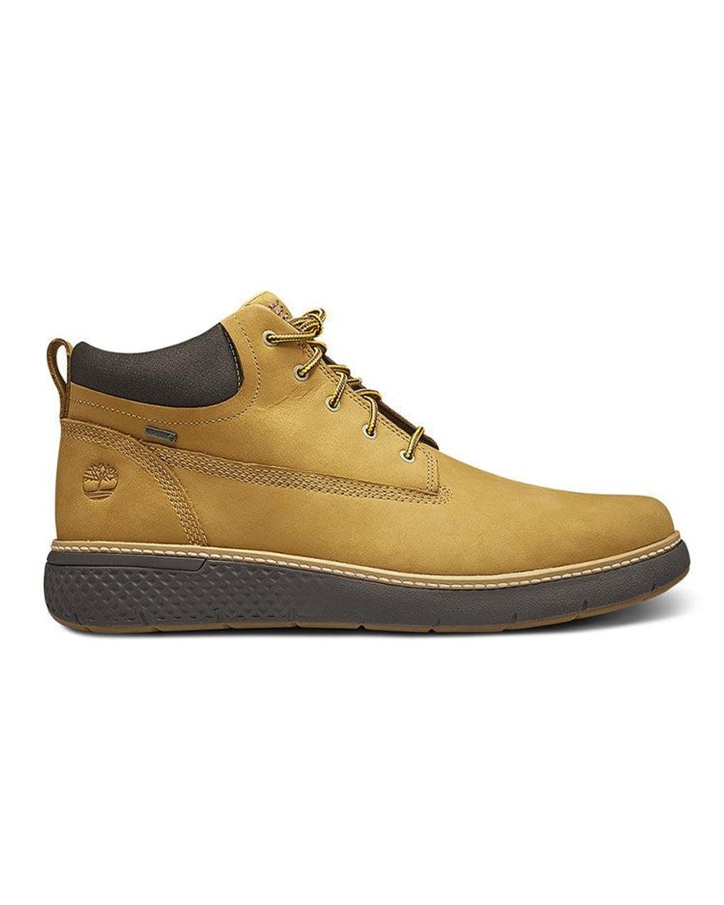Timberland Brown Cross Mark Chukka Gore-Tex Gtx Boots 'Wheat' for men