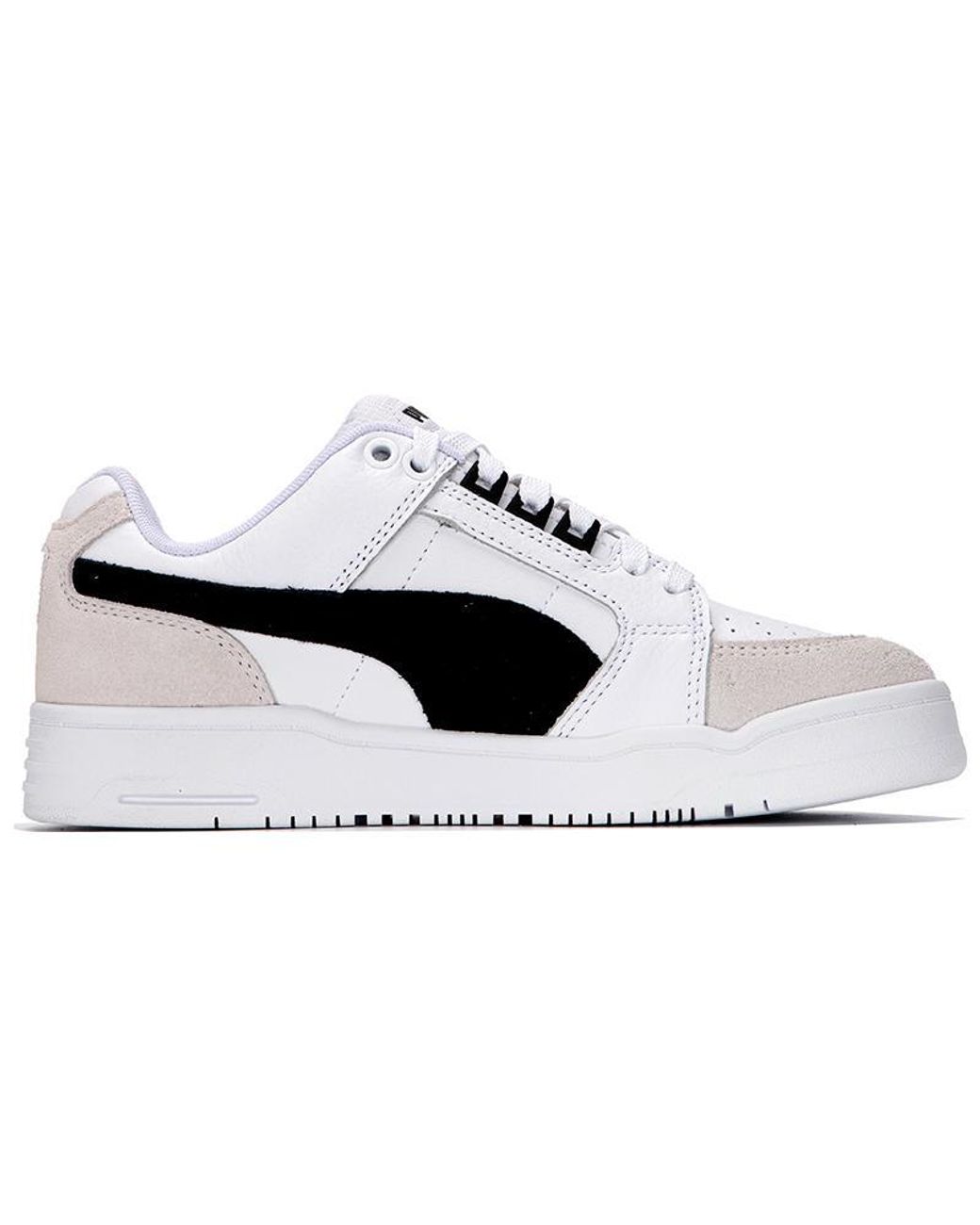 PUMA White Slipstream Lo Suede Fs for men