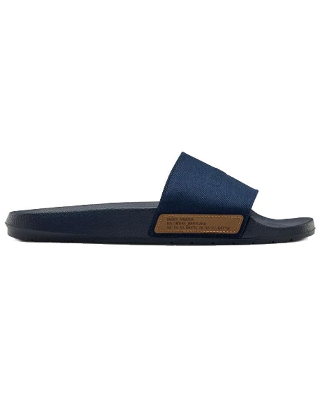 Under Armour Blue Core Remix Canvas Slippers for men