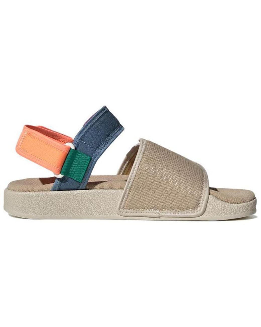 Adidas Blue Adilette Sandal 4.0 Tone Aluminium' for men