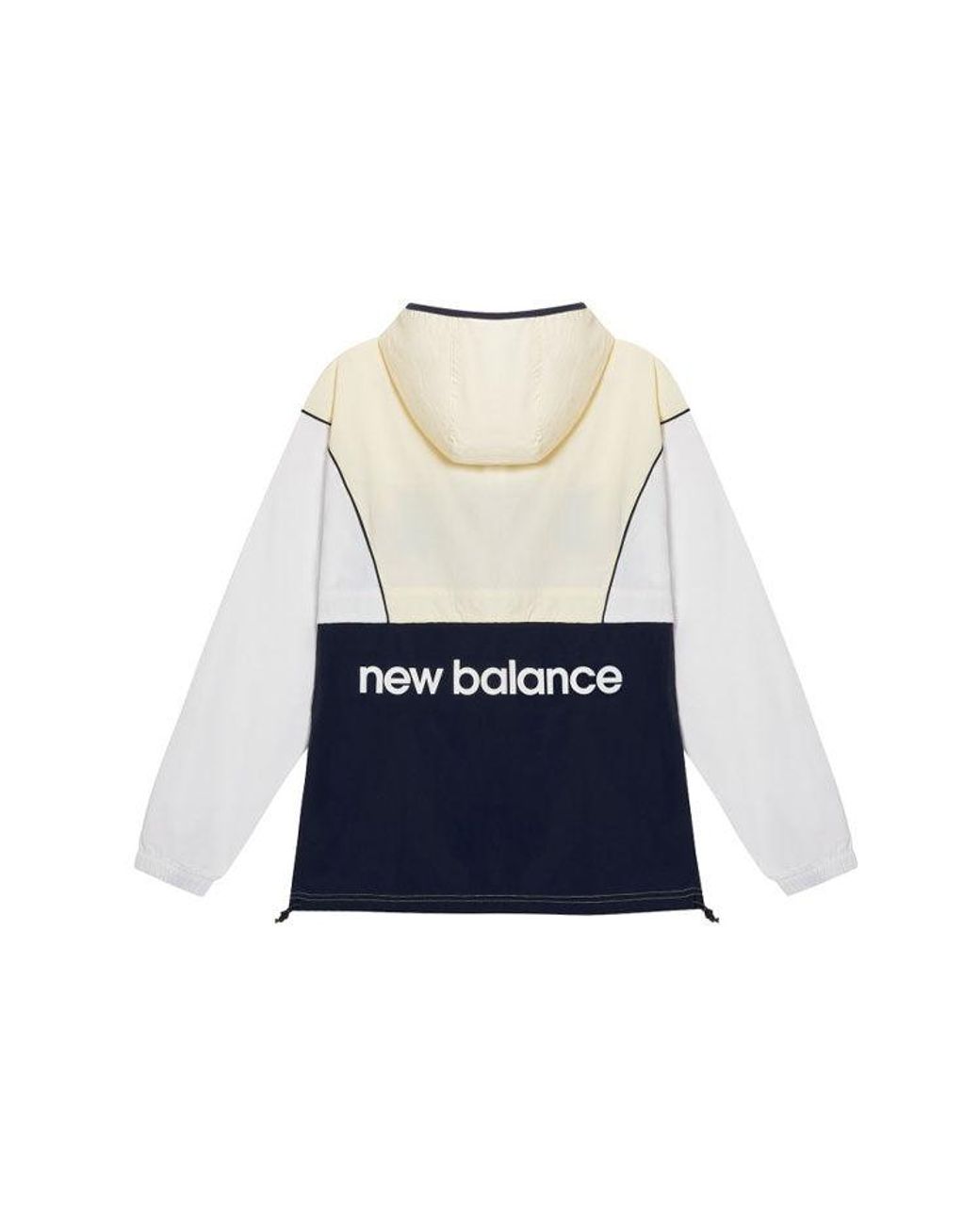 New Balance Natural Embroidery Logo Color Contrast Hooded Jacket Coat