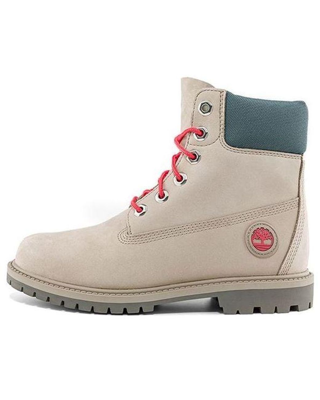 Timberland Gray (Wmns) Heritage 6 Inch Boots Nubuck'