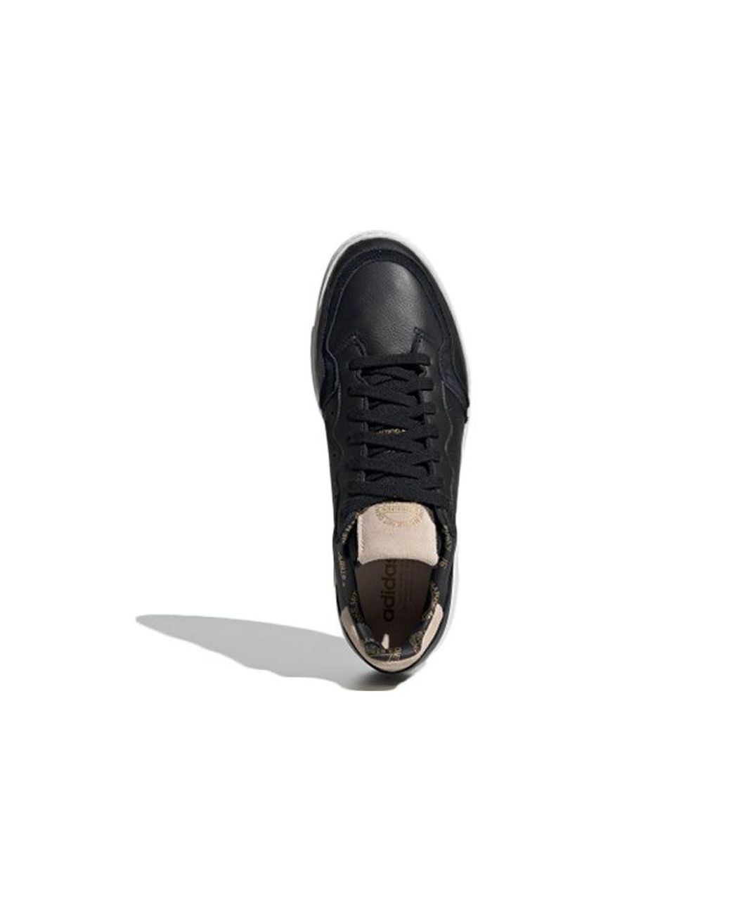 Adidas Black Supercourt 'Linen' for men