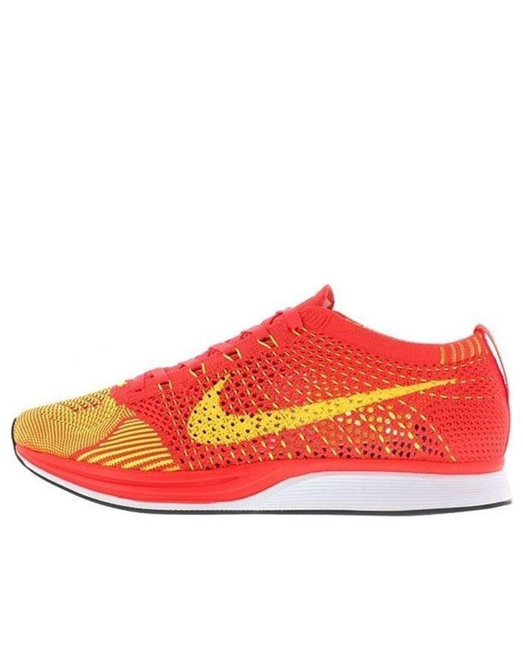 Nike Red Flyknit Racer 'Bright Crimson' for men