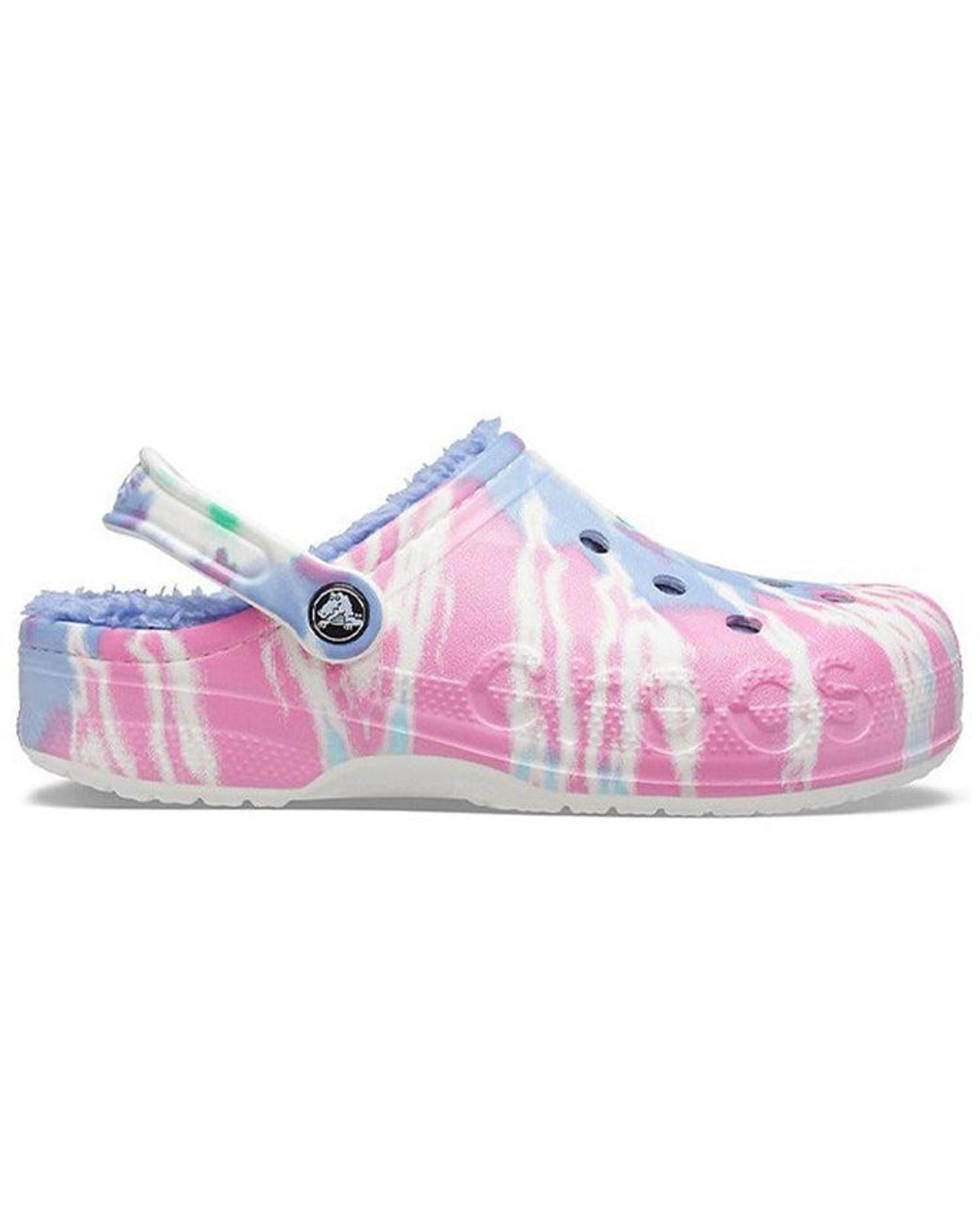 CROCSTM Purple Classic Clog Tie Dye Printing Slippers for men