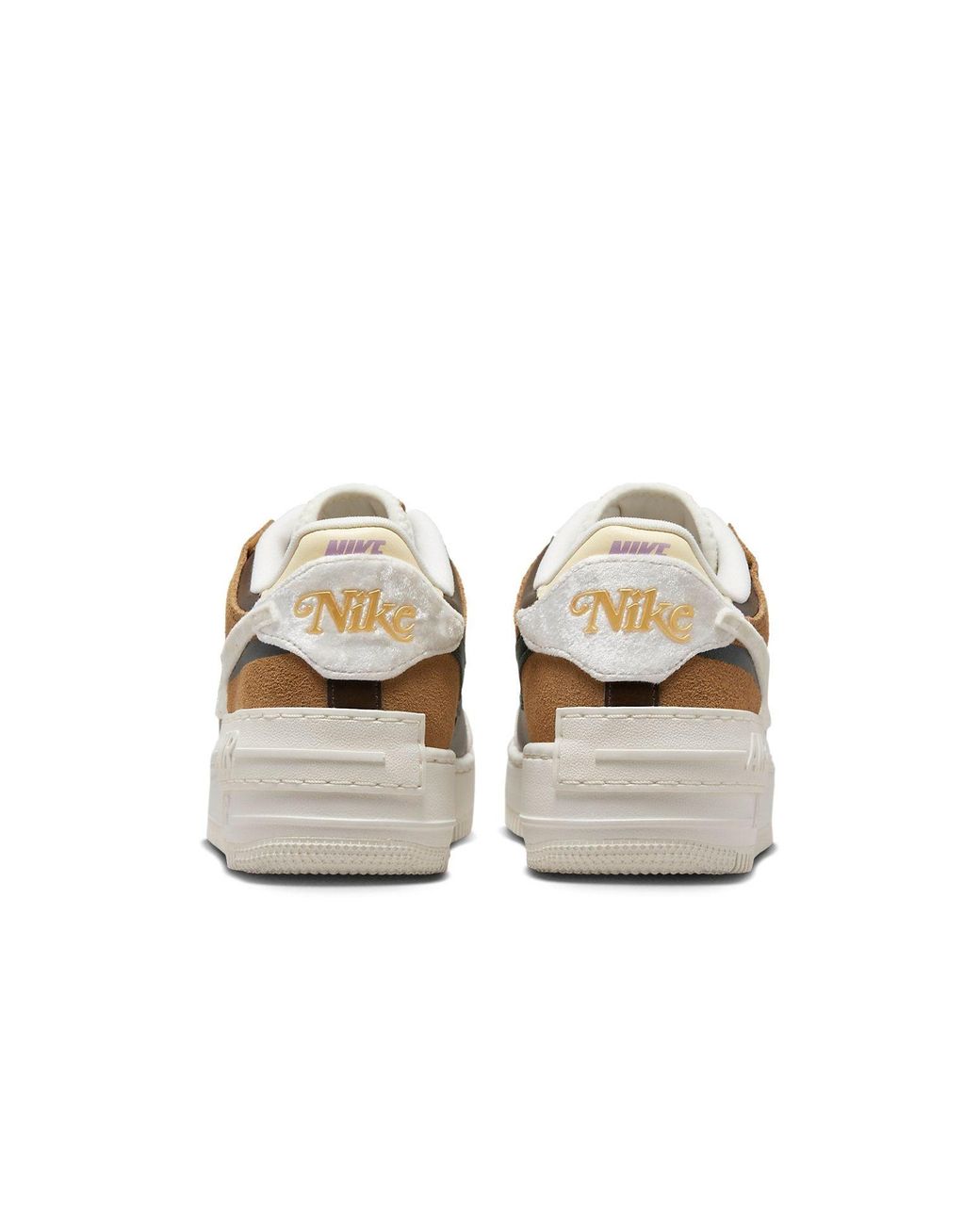 Nike White (Wmns) Air Force 1 Shadow 'Bling'