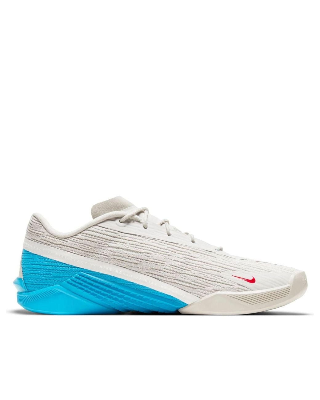Nike Blue React Metcon Turbo 'Light Bone Fury' for men
