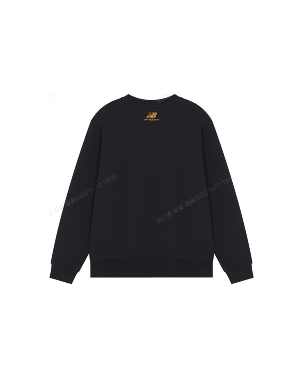 New Balance Blue Camouflage Logo Knit Sports Round Neck Pullover for men