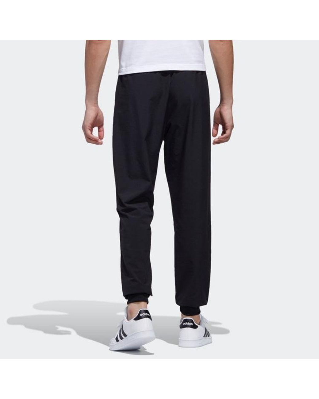Neo Adidas Rapper adidas Neo M Artist Tp Casual Sports Bundle Feet Long Pants in Black ...