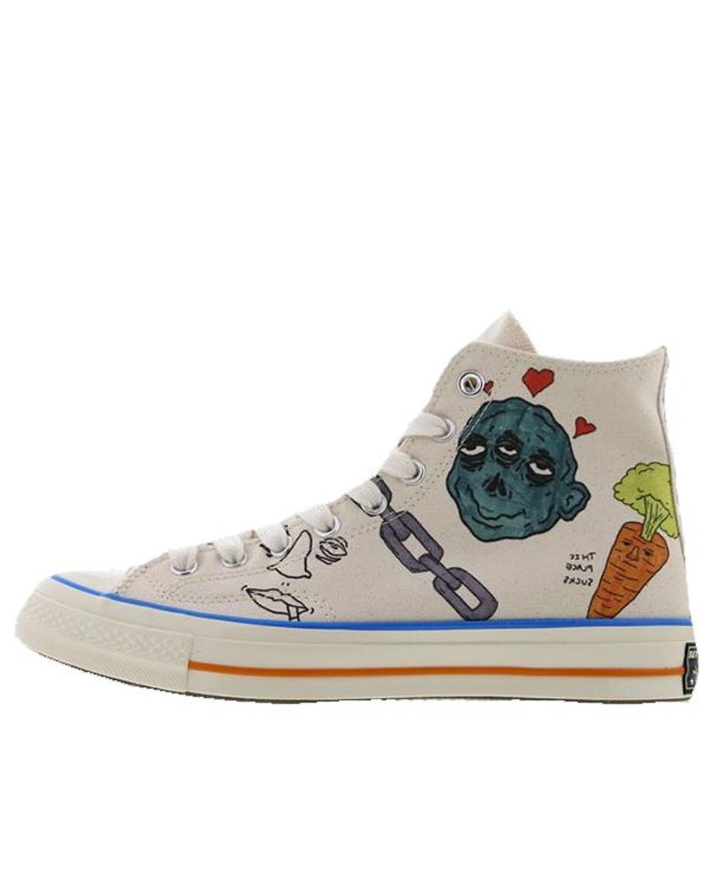 Converse Blue Tyler, The Creator X Foot Locker X Chuck 70 'Artist Series' for men