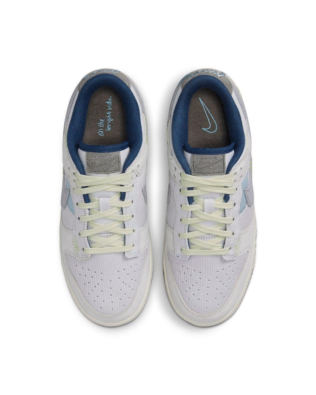 Nike White Air Jordan Dunk Low 'on The Bright Side - Photon Dust'