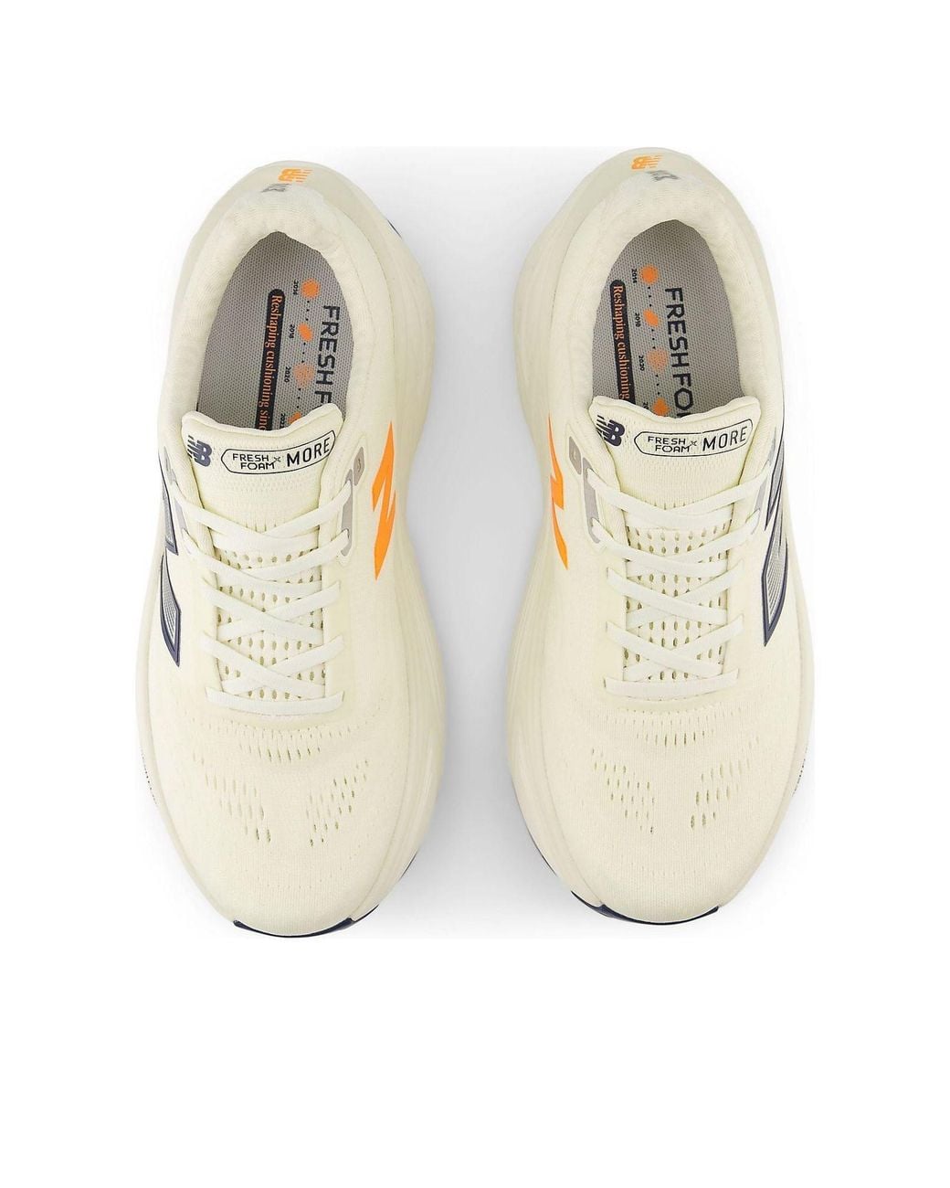 New Balance Metallic Fresh Foam X More V5 2E 'Angora Sea Salt Hot Mango' for men