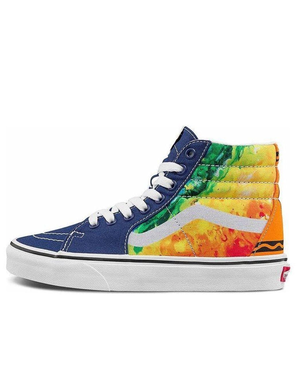 Vans Blue Crayola X Sk8-Hi 'Mashup Melt' for men