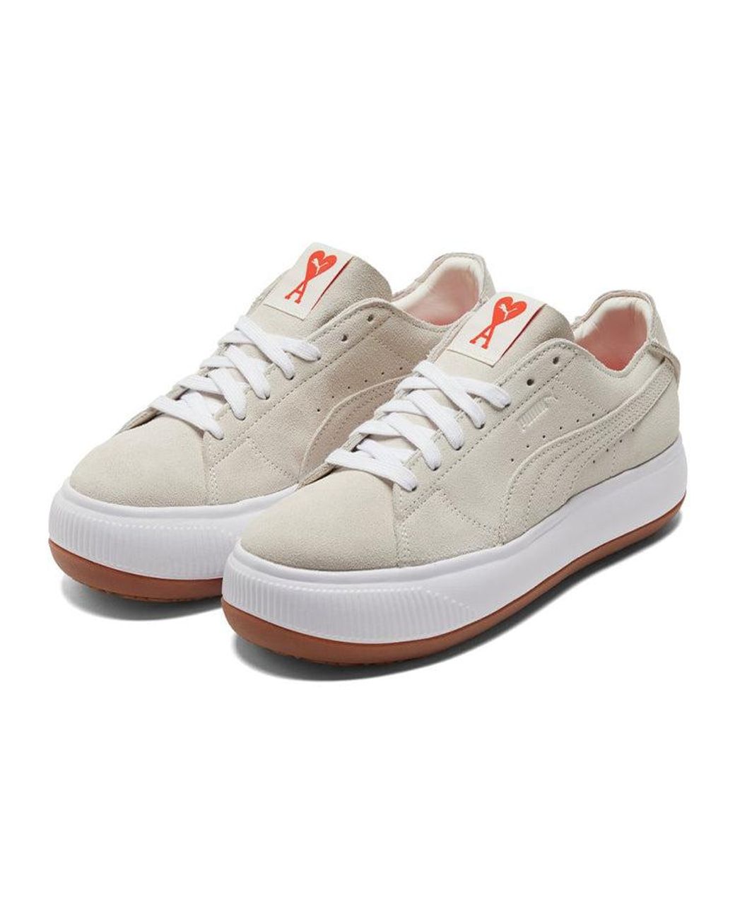 PUMA White (Wmns) Ami X Suede Mayu Deconstruct 'Pristine'