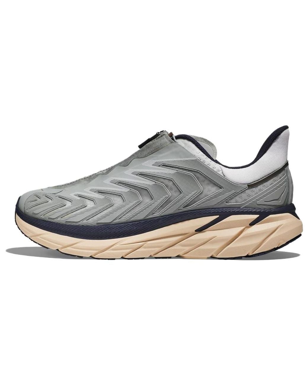 Hoka One One Gray Project Clifton Knitted Running for men