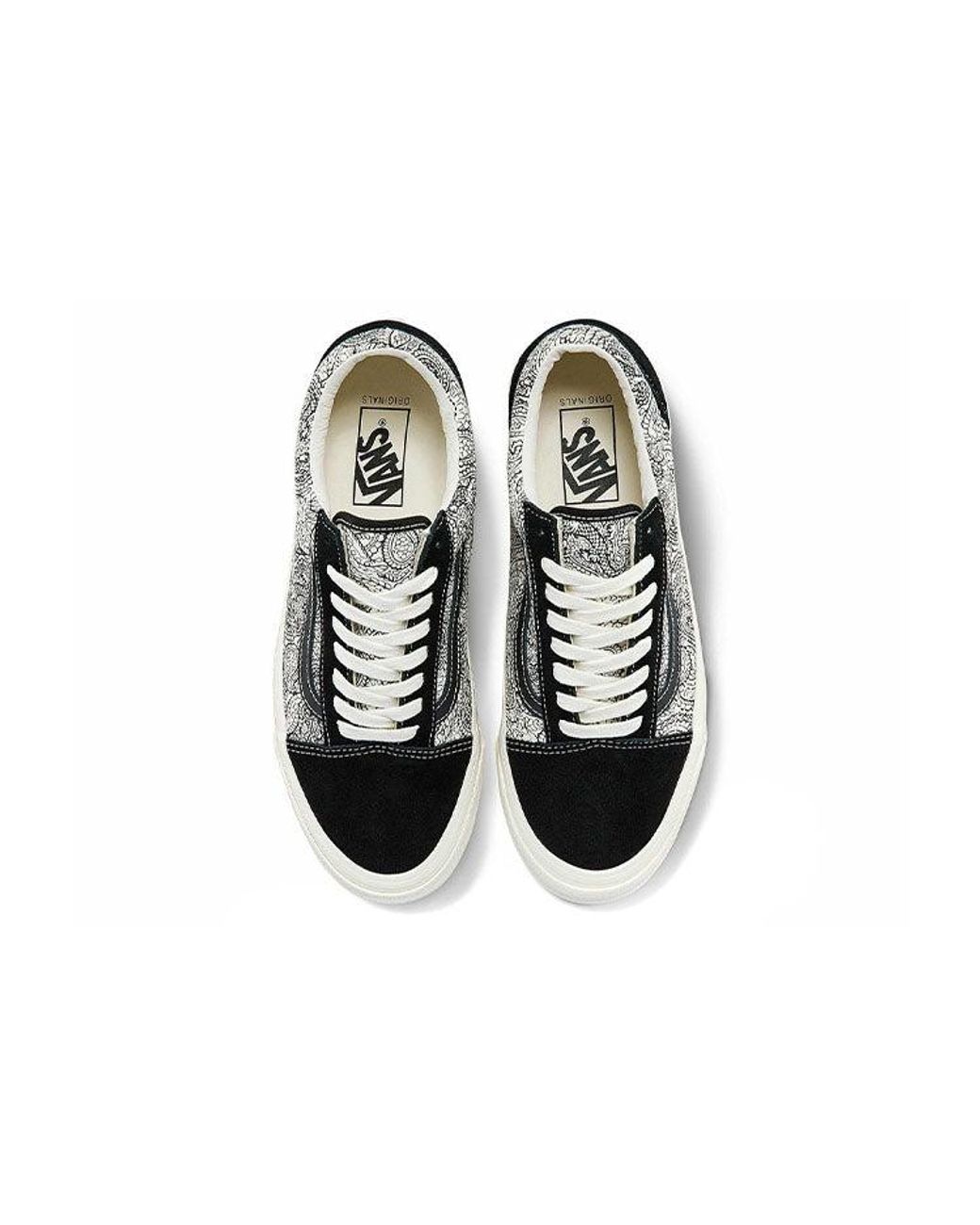 Vans Black Og Old Skool Lx 'Dragon Paisley' for men