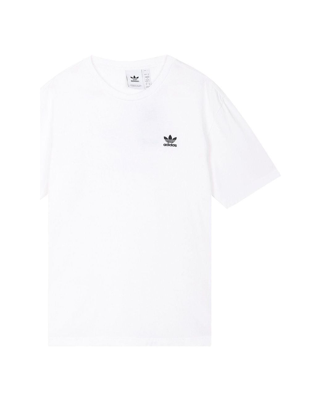 Adidas White Originals B+F Trefoil Tee Logo Printing for men