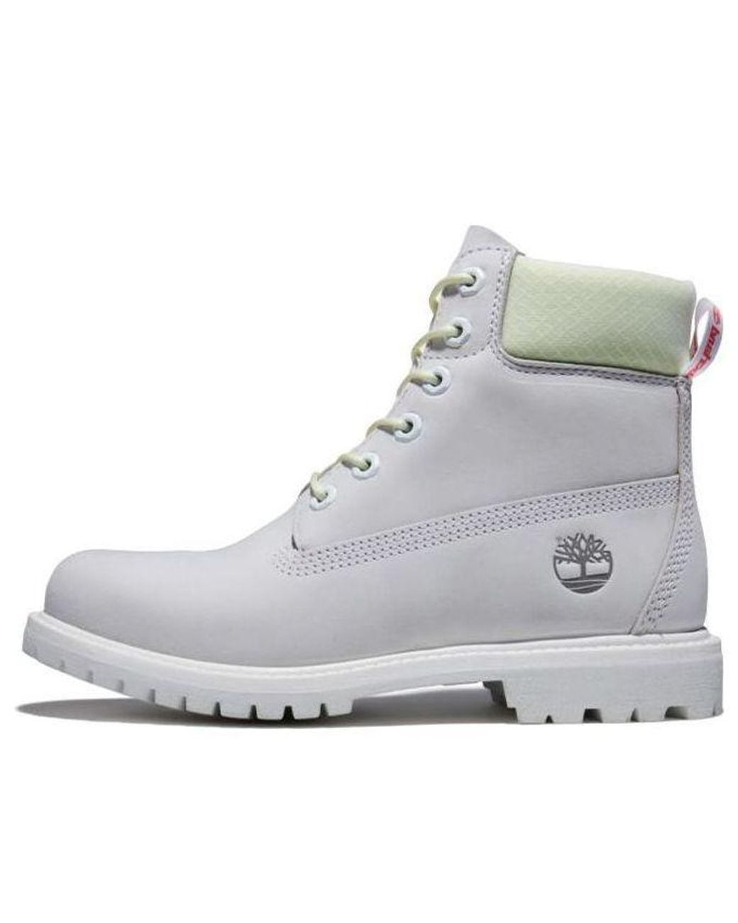 Timberland Gray (Wmns) Premium 6 Inch Waterproof Boot 'Bright Waterbuck'