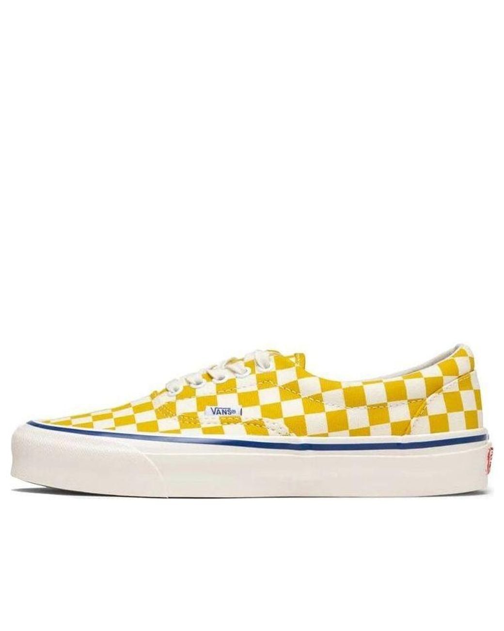 Vans Yellow Og Era Lx 'Checkerboard for men