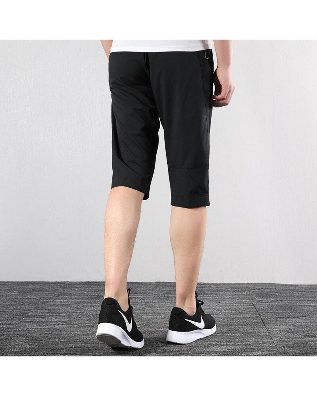 Nike Black Logo Quick Dry Breathable Sports Shorts for men