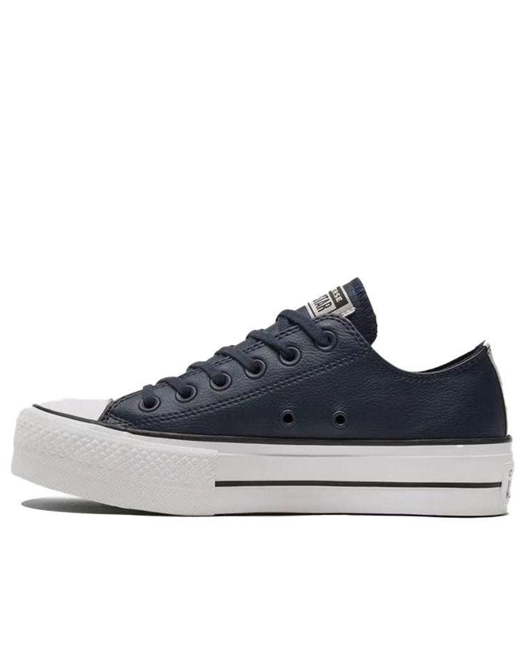 Converse Blue (Wmns) Chuck Taylor All Star Platform Low 'Anodized Metals