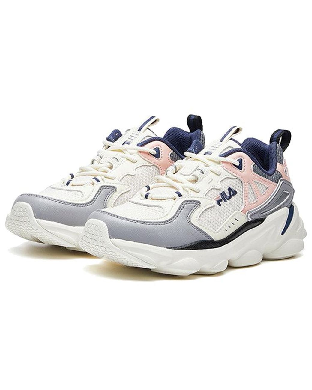 Fila White Skipper Sneakers Grey