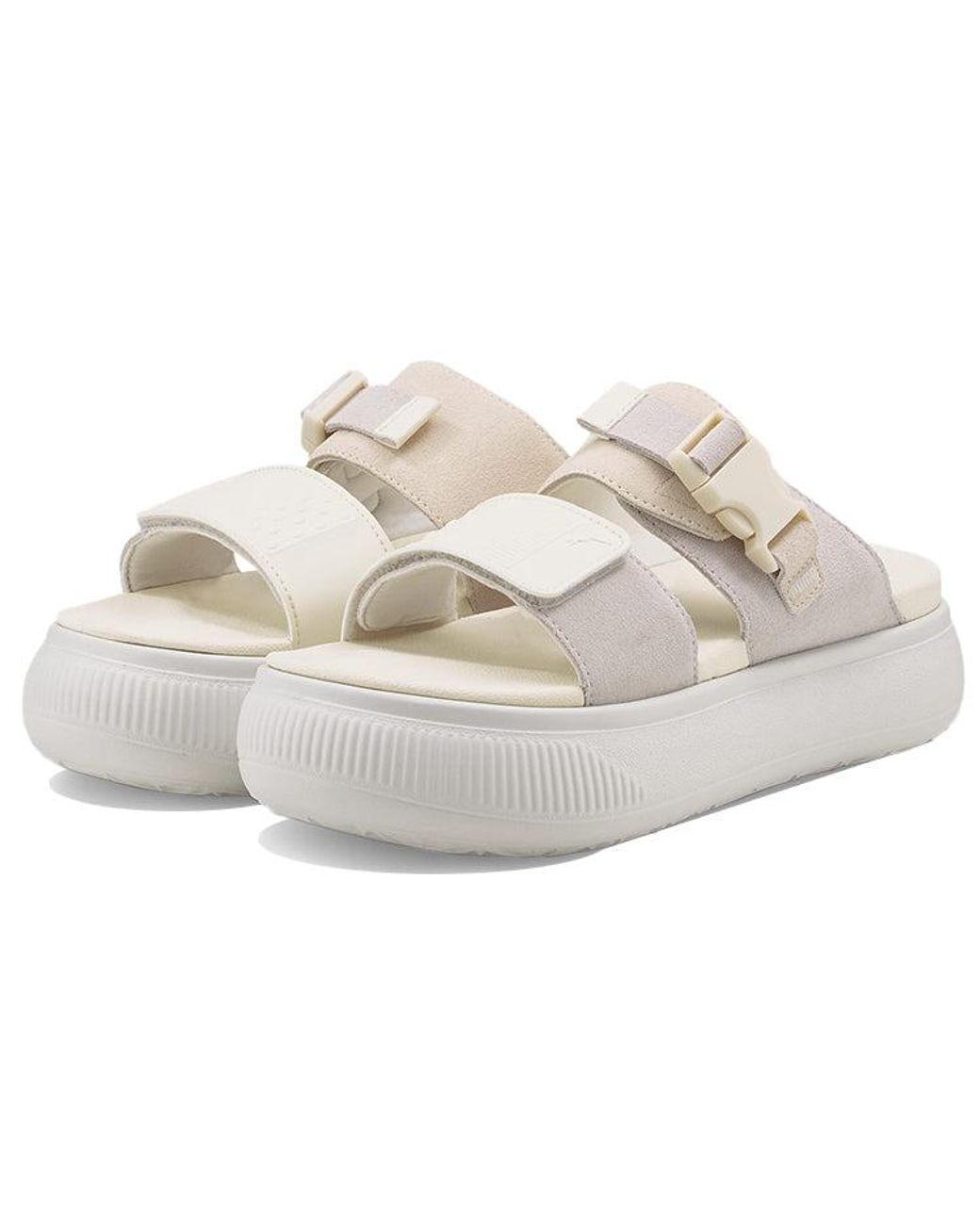 PUMA White (Wmns) Suede Mayu Sandal 'Nimbus Cloud Pristine'