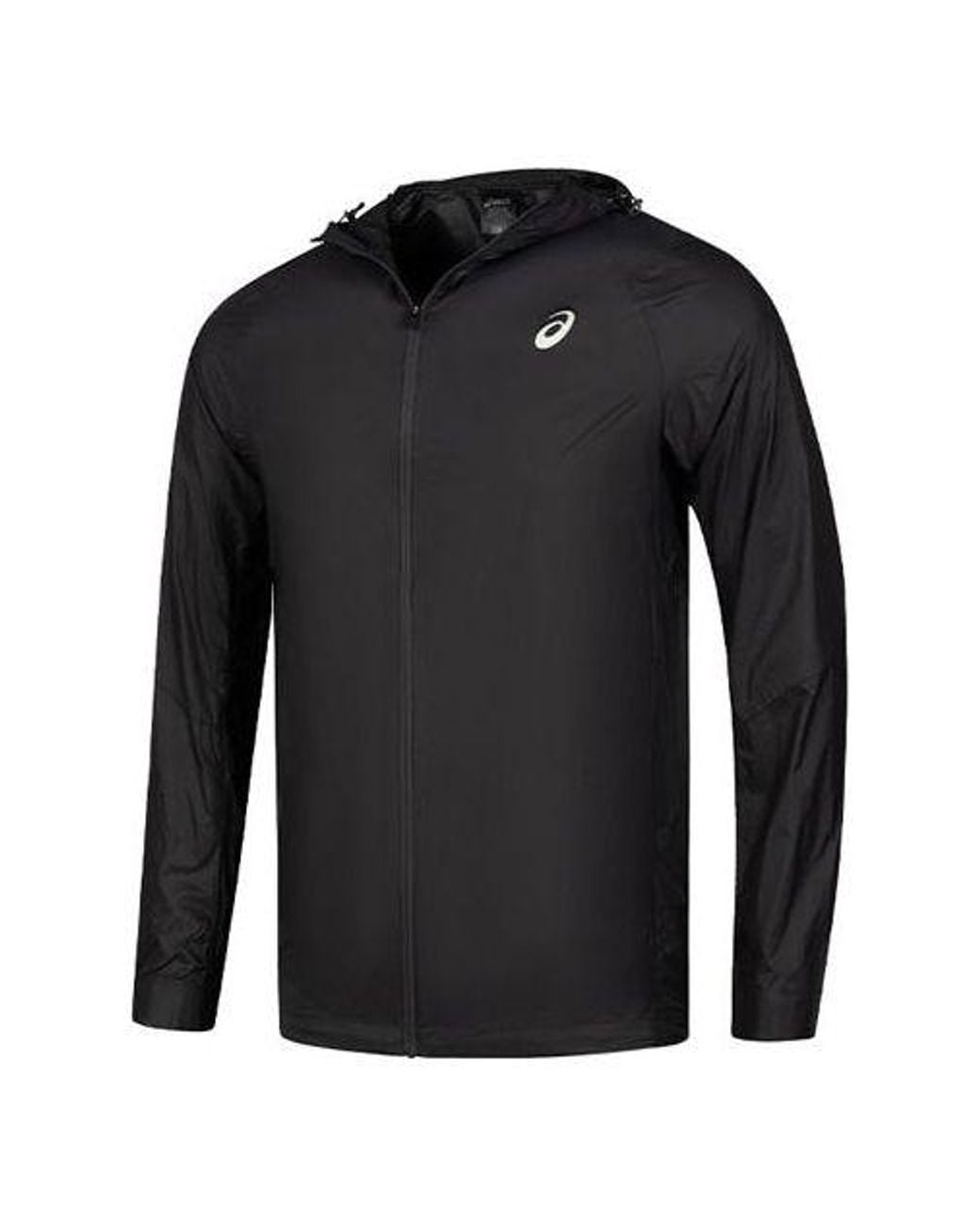 Asics Black Nylon Jacket 'Performance' for men