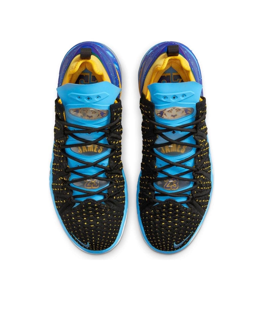 Nike Blue Lebron 18 'Lakers Heritage' for men