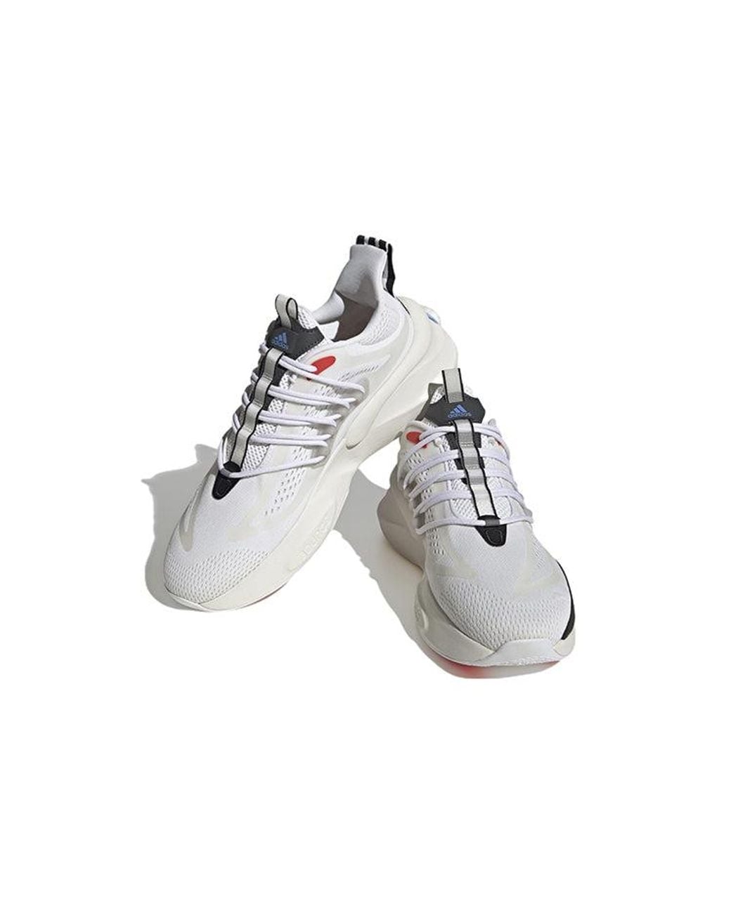 Adidas White Alphaboost V1 Fusion' for men