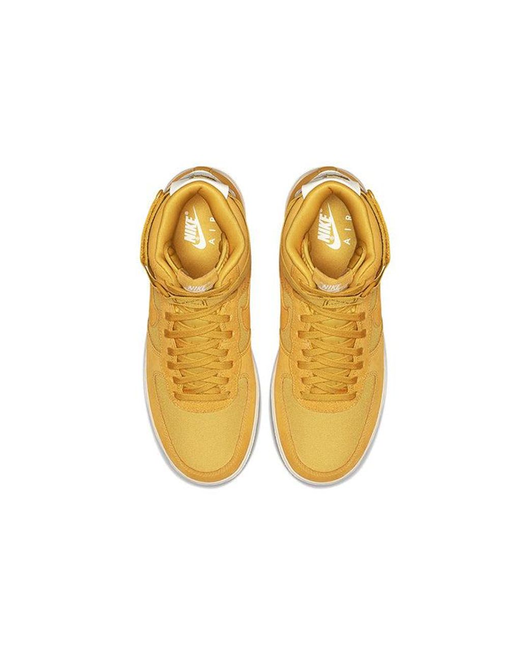 Nike Orange Air Force 1 High Suede Ochre' for men
