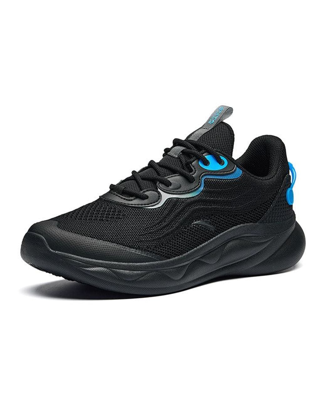 Anta Black Running Series Sneakers With Deco' for men