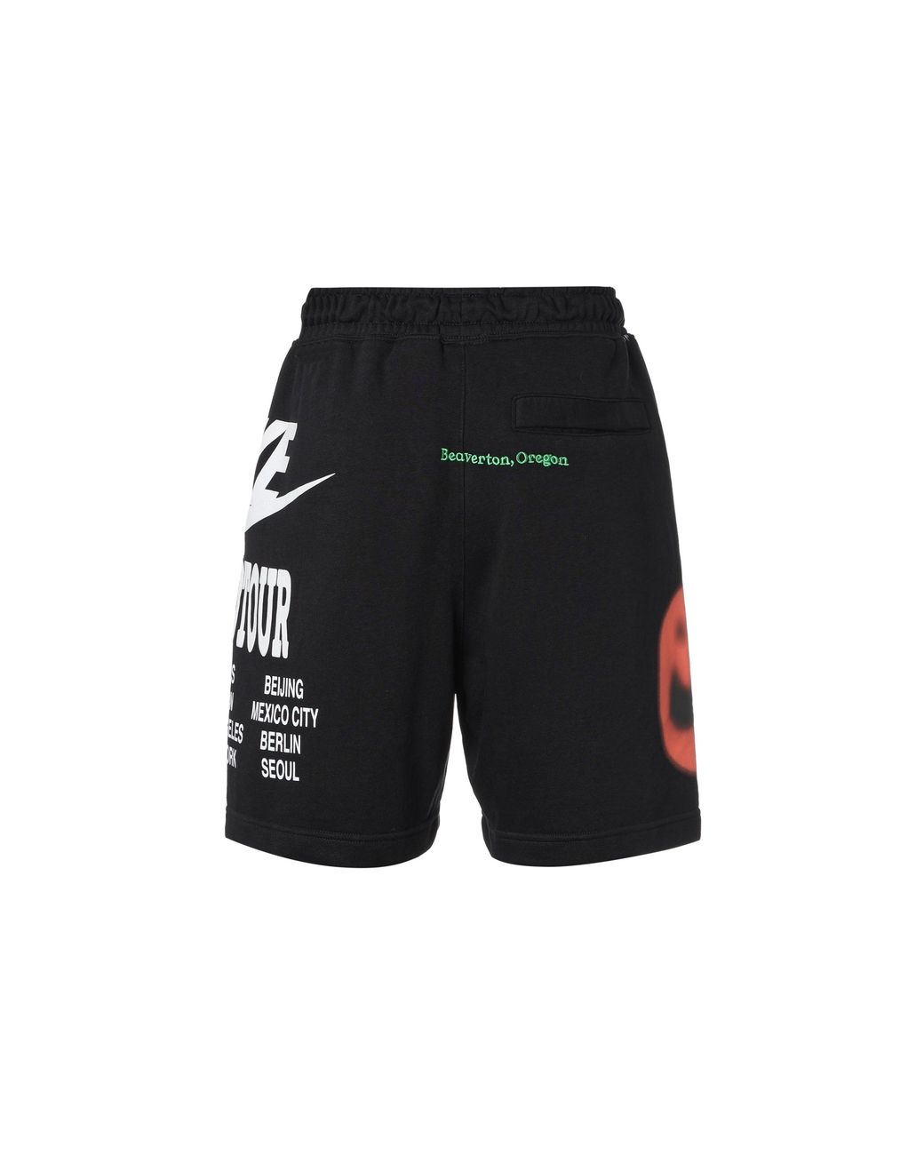 Nike Black As Sportswear Ft Short Wtour for men