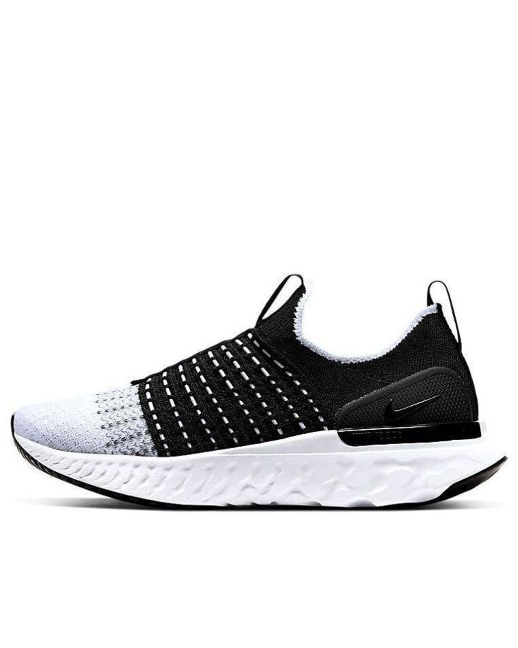 Nike Black React Phantom Run Flyknit 2 Cj0280 001"