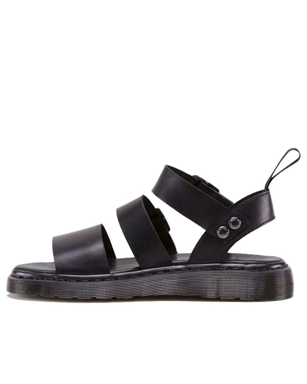 Dr. Martens Blue Gryphon Brando Leather Gladiator Sandals
