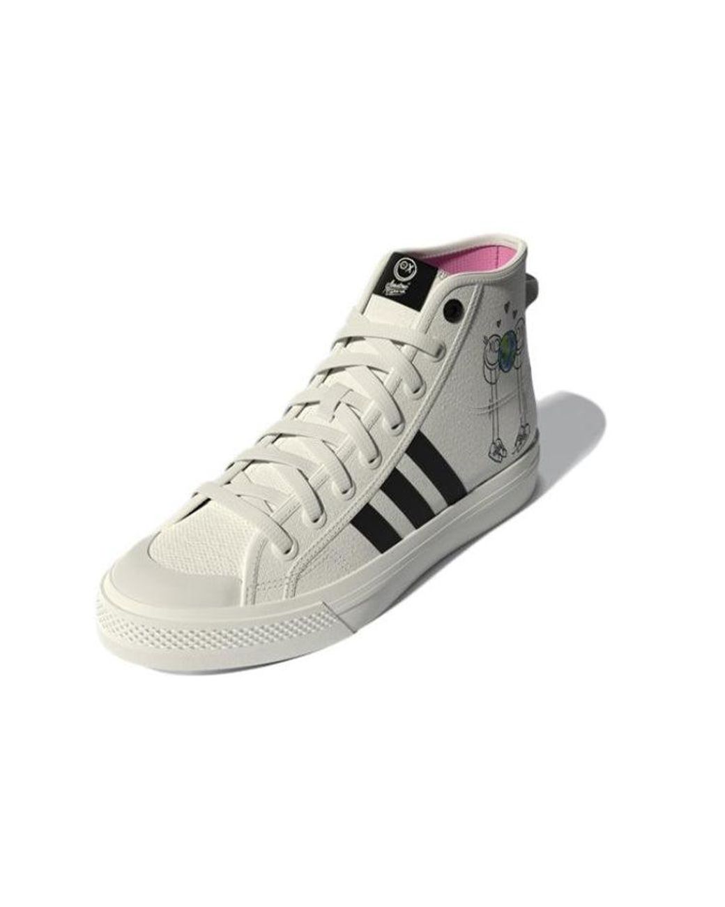 Adidas Metallic X Andr Saraiva Nizza Hi Rf 'The World Needs Love' for men