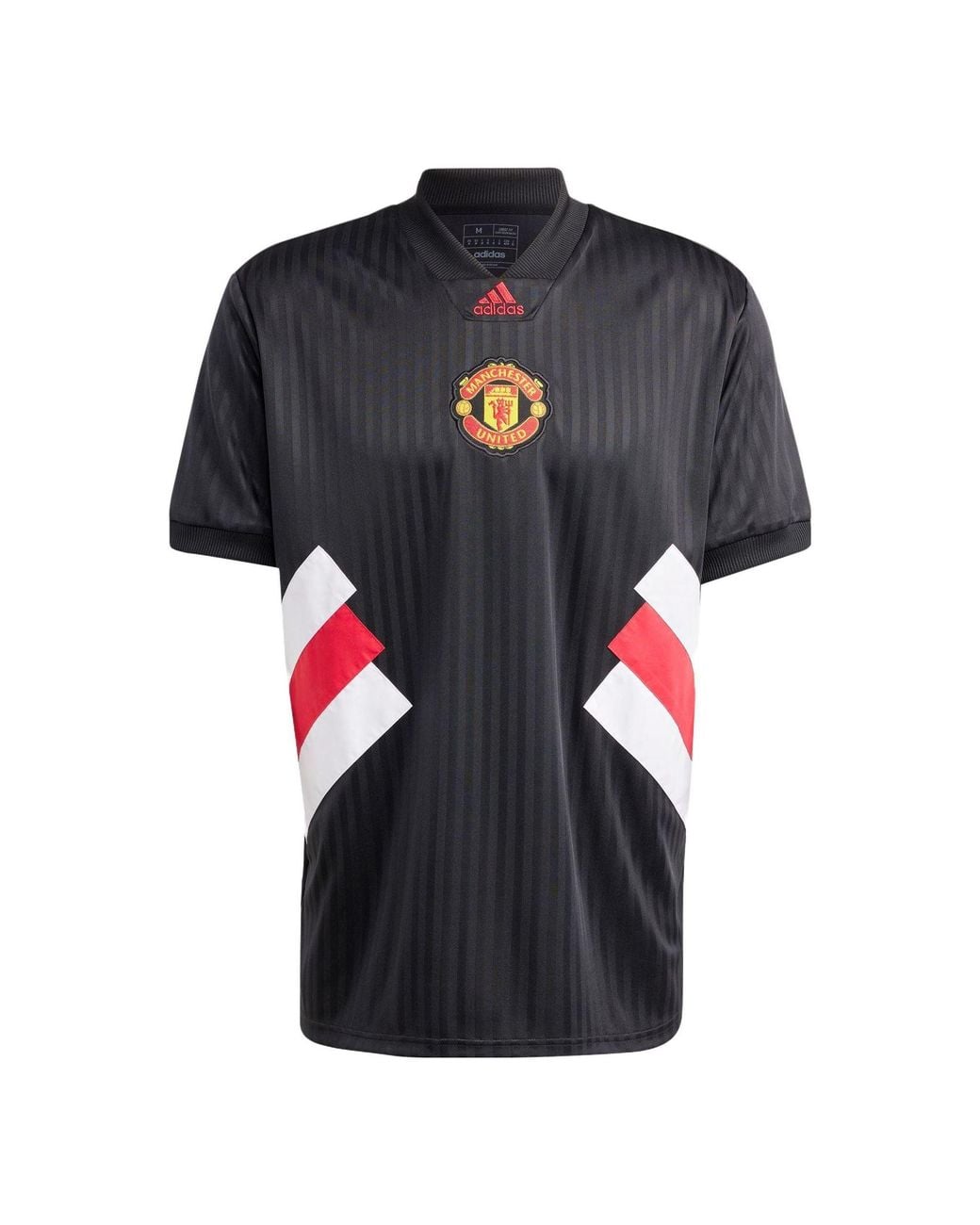 Adidas Black Manchester United Icon Jersey for men